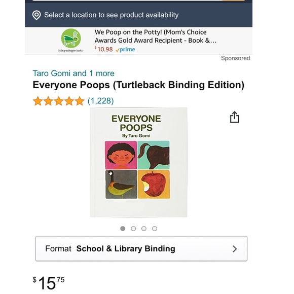 Everyone Poops Book by Taro Gomi - Picture 9 of 10